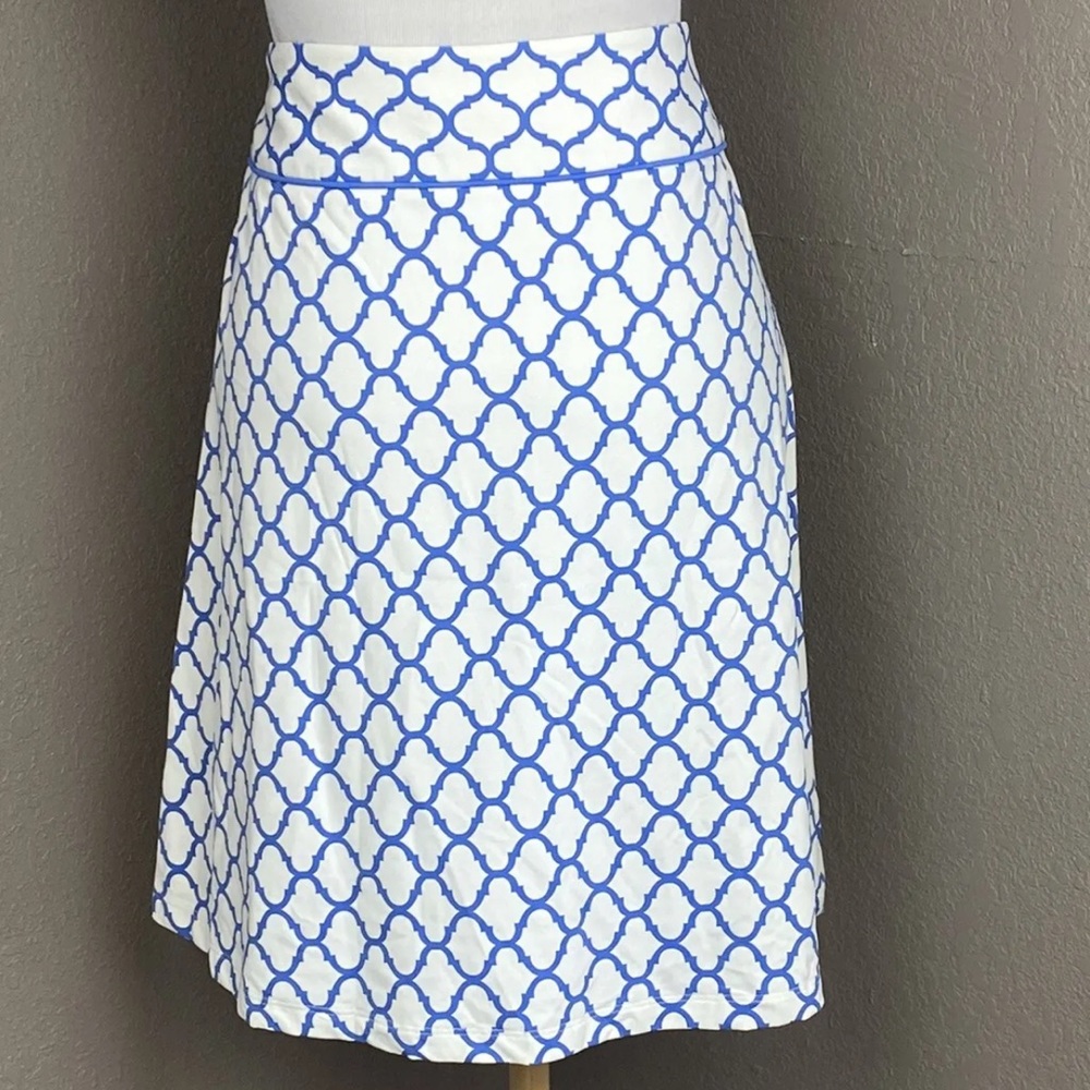 J Mclauglin soft stretchy skirt preppy chic Sz 6- 8